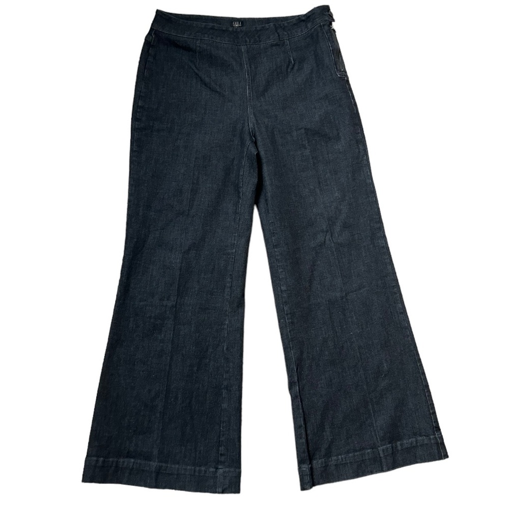 GILI Black Flare Leg Jeans Size 14